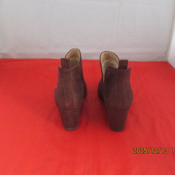 Journee Collection Mylee Wedge Booties $109 - US Size 5 1/2 - Brown - 1412 - Picture 7 of 10